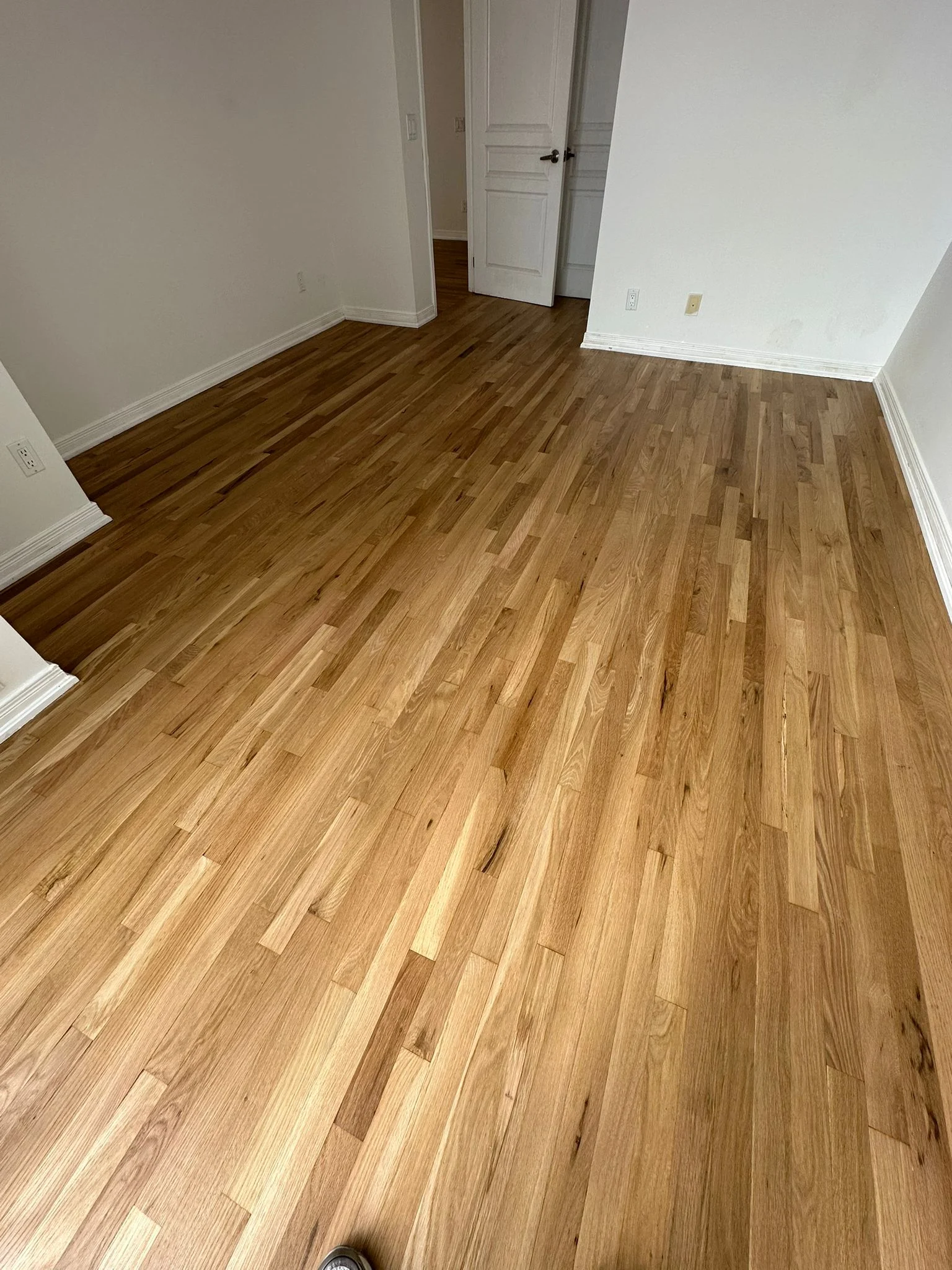 Wood floor installation